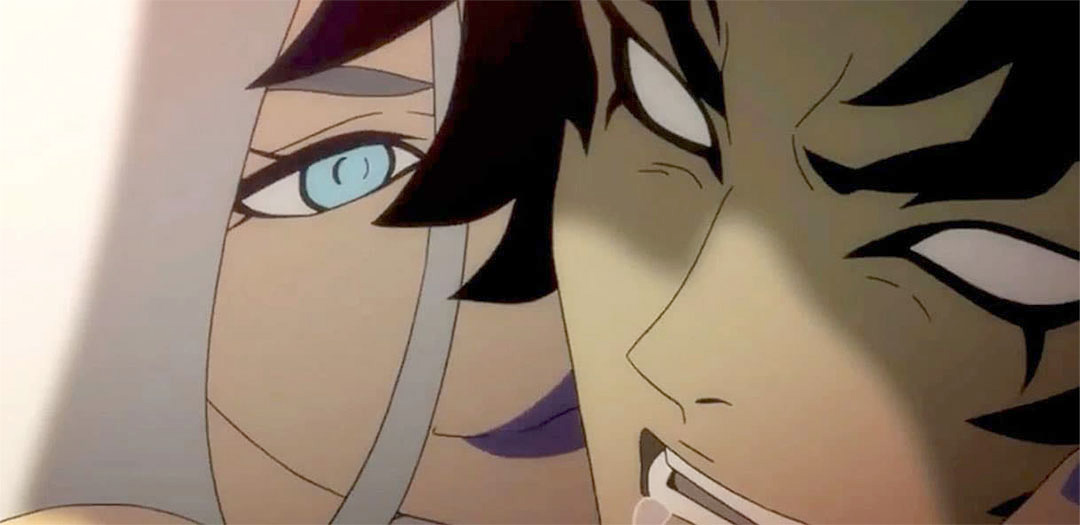 Sirene seducing Akira Fudo