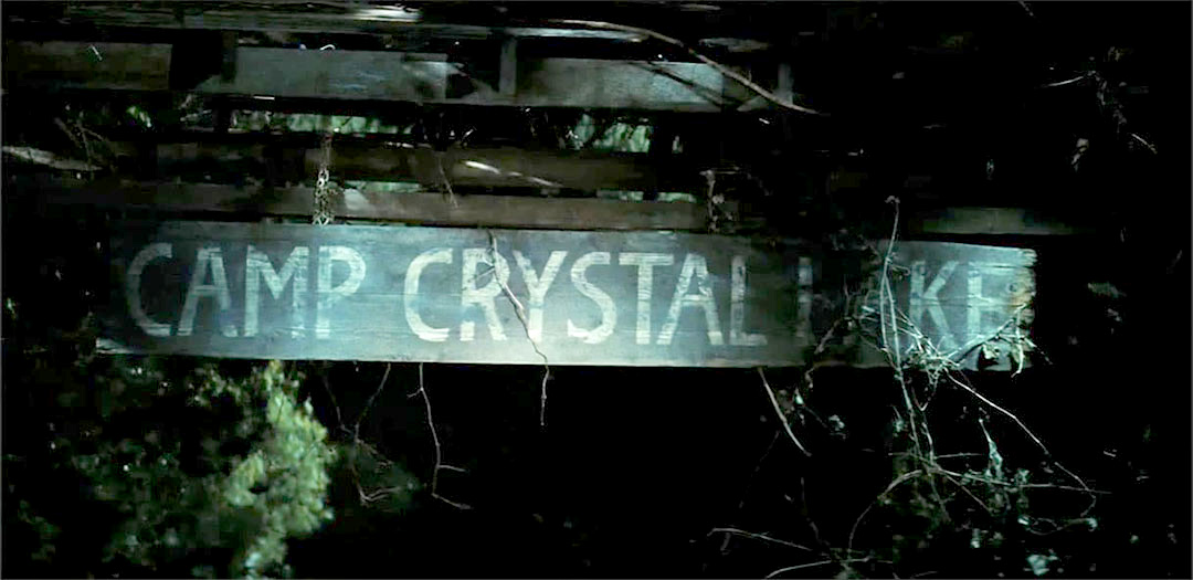 Camp Crystal Lake sign