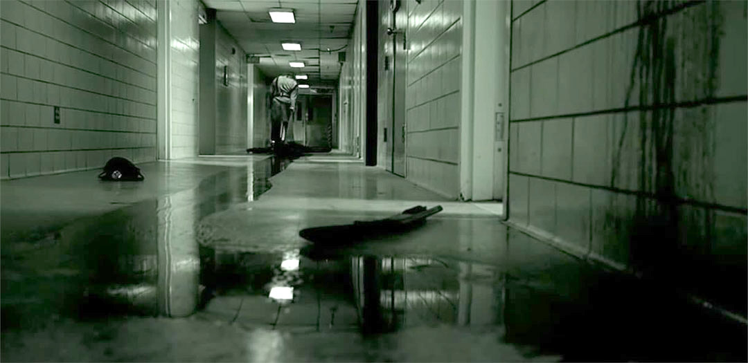 Victims of Myers in a hospital corridor